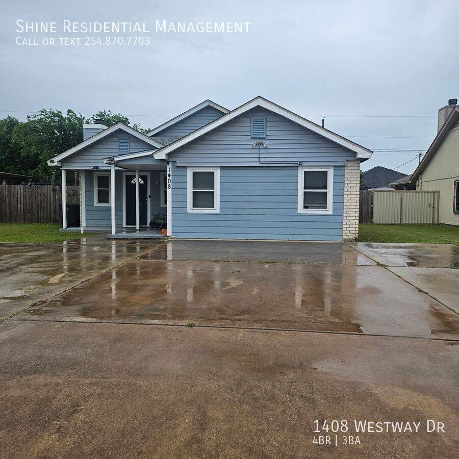 House for rent at 1408 Westway Dr, Killeen, TX 76549