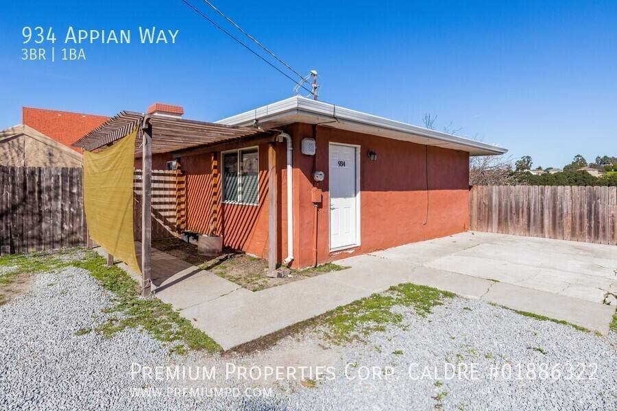 Apartment for rent at 934 Appian Way, El Sobrante, CA 94803