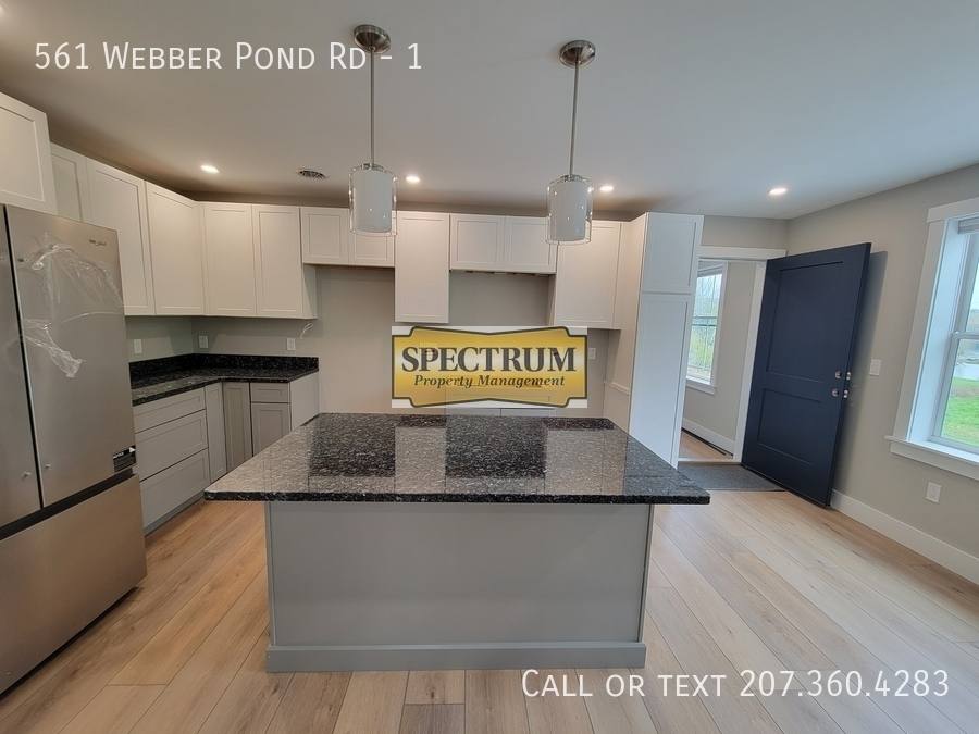Apartment for rent at 561 Webber Pond Rd #1, Vassalboro, ME 04989