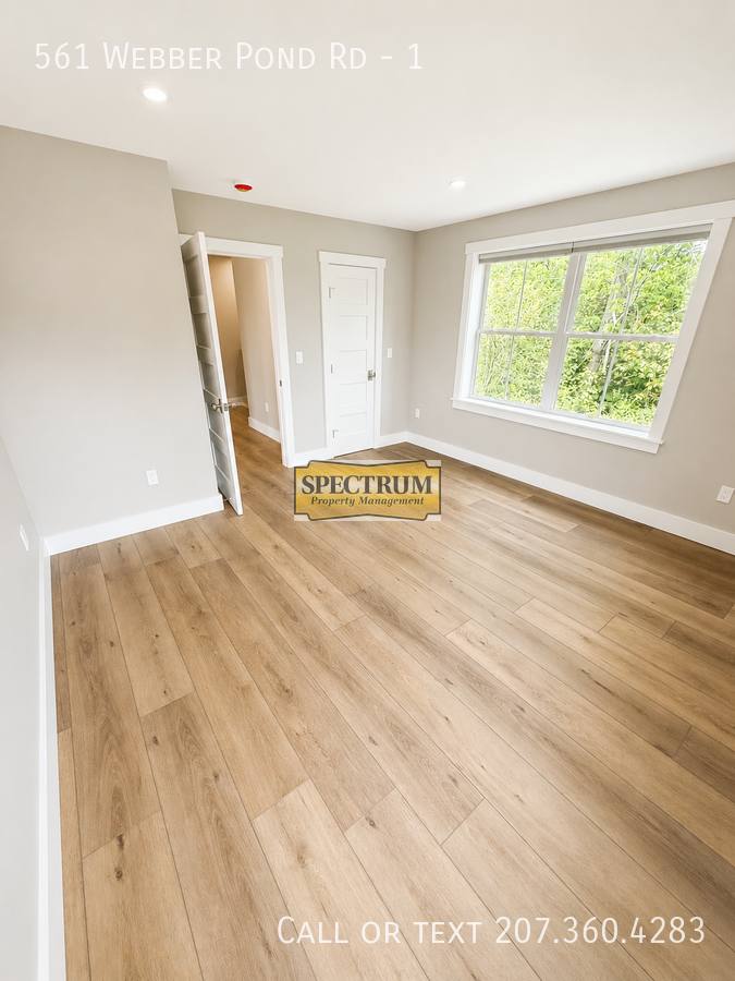 Apartment for rent at 561 Webber Pond Rd #1, Vassalboro, ME 04989
