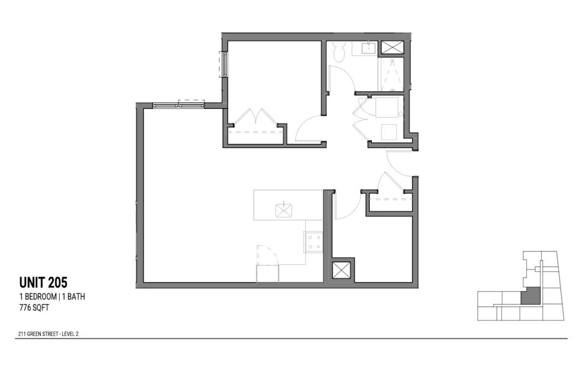 Apartment for rent at 211 Green St, Jamaica Plain, MA 02130