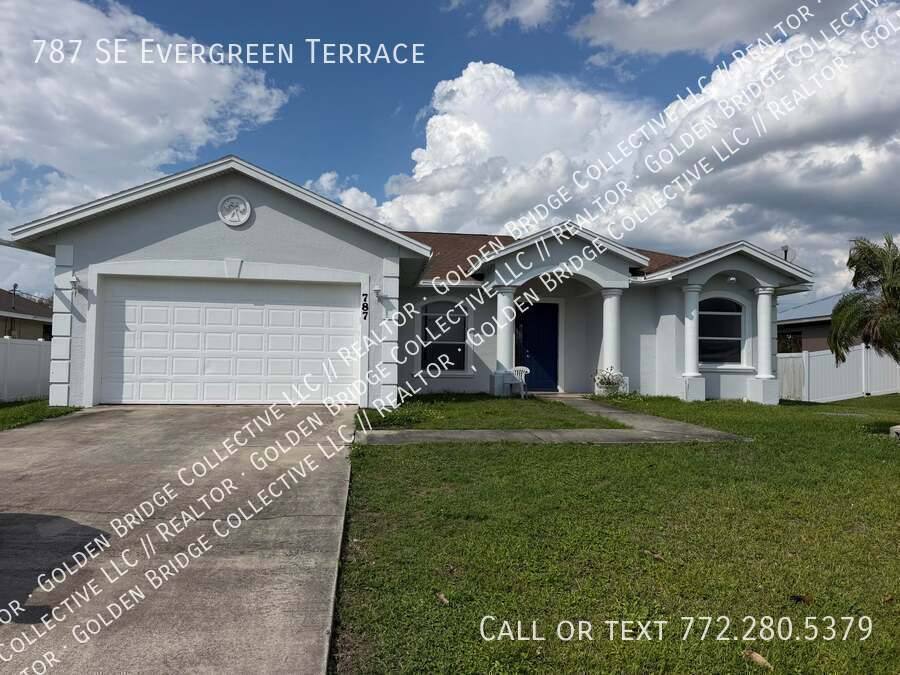 House for rent at 787 SE Evergreen Terrace, Port Saint Lucie, FL 34983