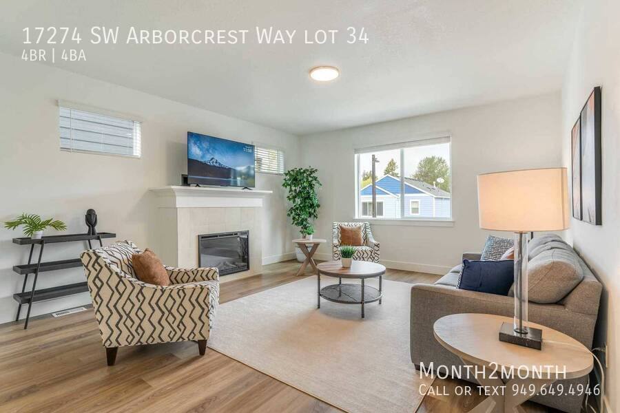 House for rent at 17274 SW Arborcrest Way #34, Beaverton, OR 97003