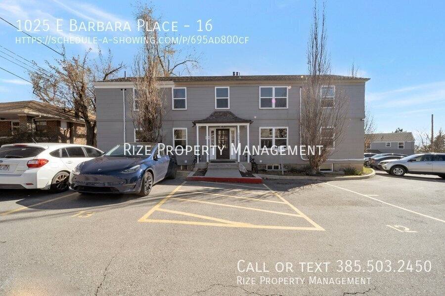 Apartment for rent at 1025 E Barbara Place #16, Salt Lake City, UT 84102