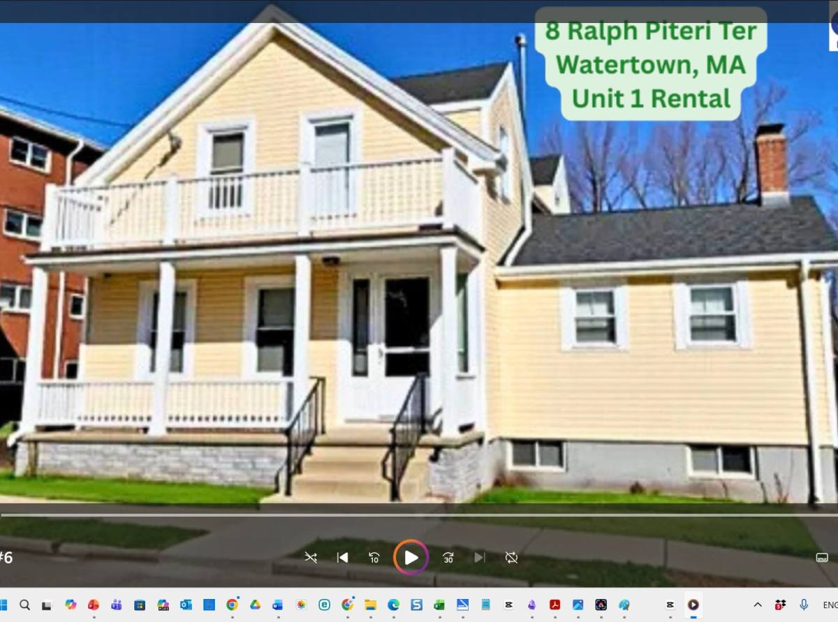 Apartment for rent at 8 Ralph Piteri Terrace #1, Watertown, MA 02472