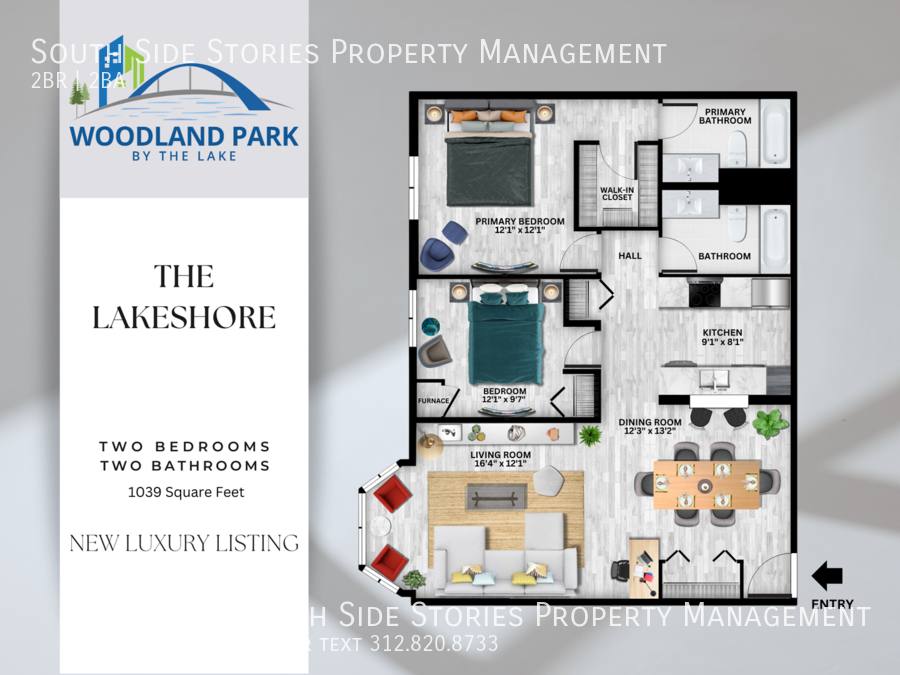 Apartment for rent at 626 E Woodland Park #608, Chicago, IL 60616