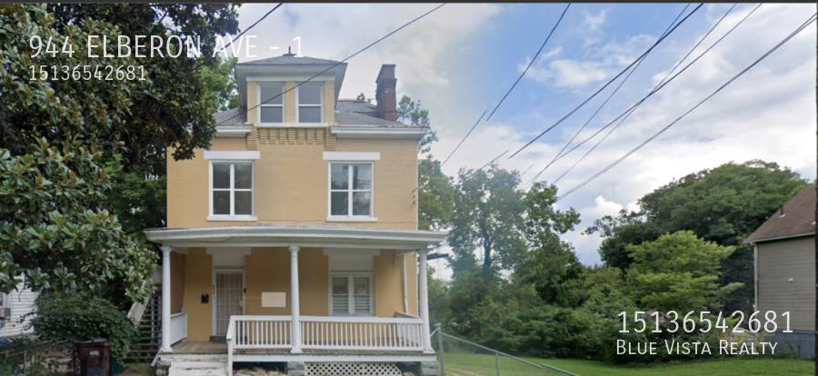 Apartment for rent at 944 Elberon Ave #1, Cincinnati, OH 45205