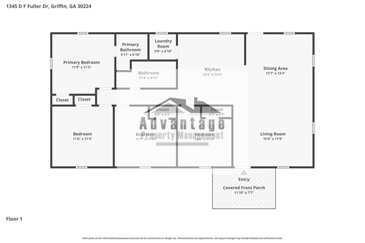 House for rent at 1345 D F Fuller Dr, Griffin, GA 30224