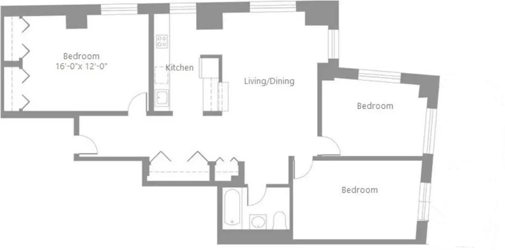 Apartment for rent at 100 William St #2306, New York, NY 10038