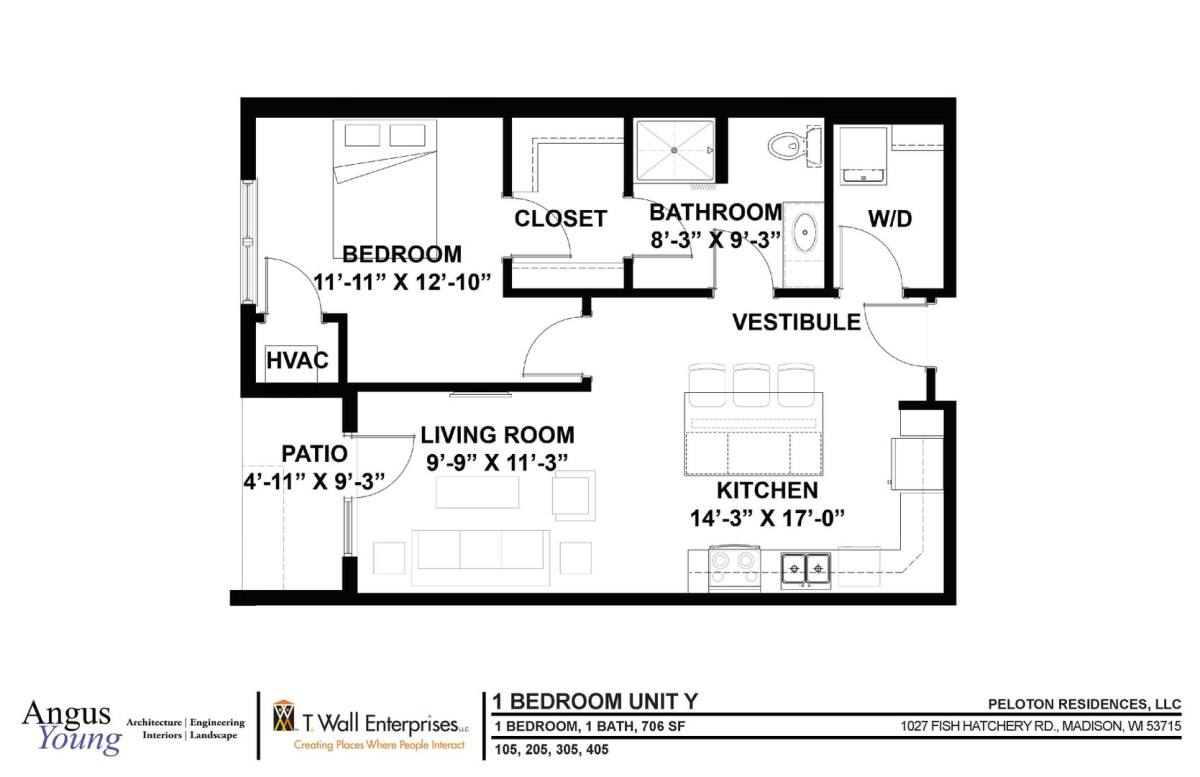 Apartment for rent at 1027 Fish Hatchery Rd, Madison, WI 53715