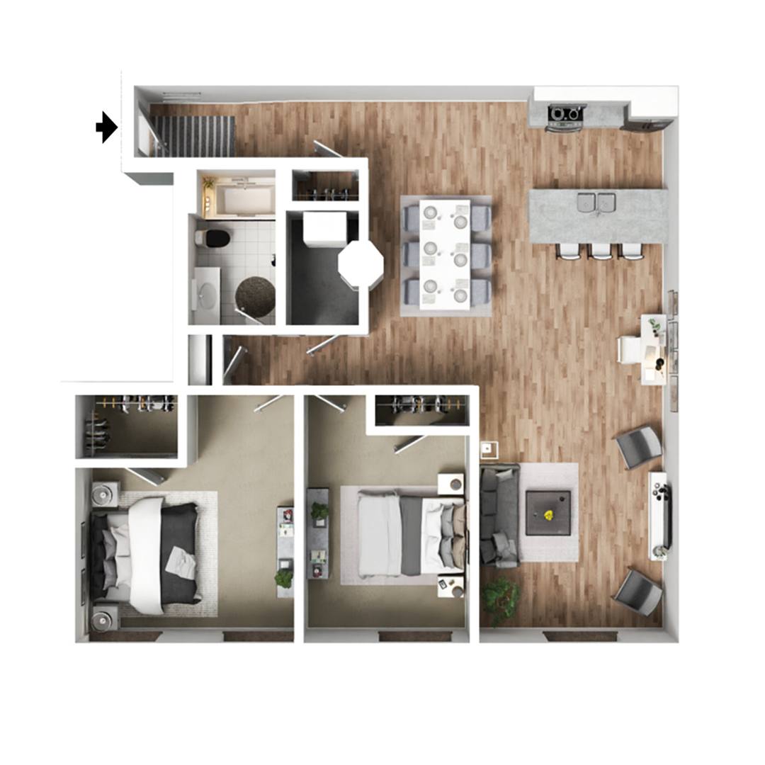 Apartment for rent at 320 E 4th St, Davenport, IA 52801