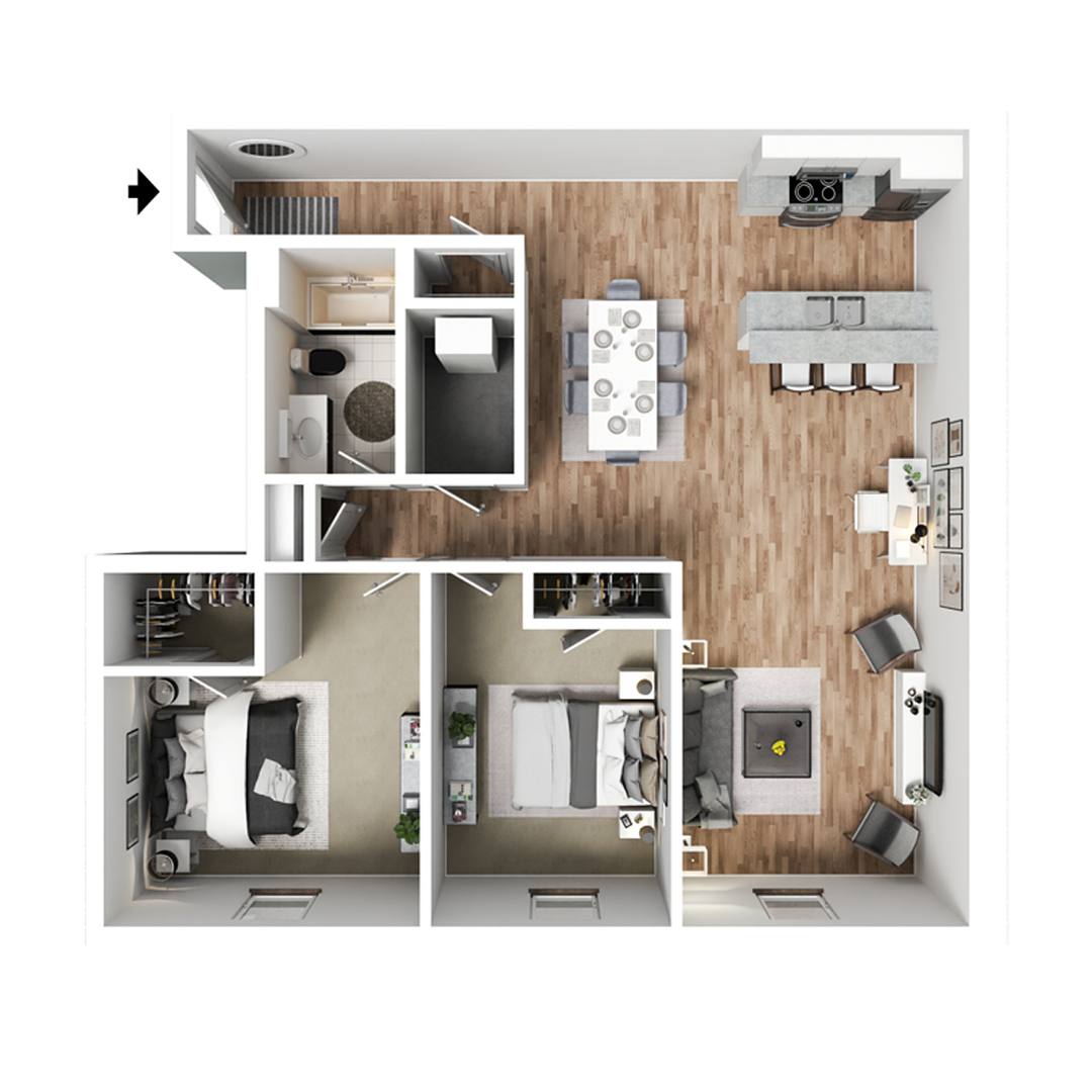 Apartment for rent at 320 E 4th St, Davenport, IA 52801