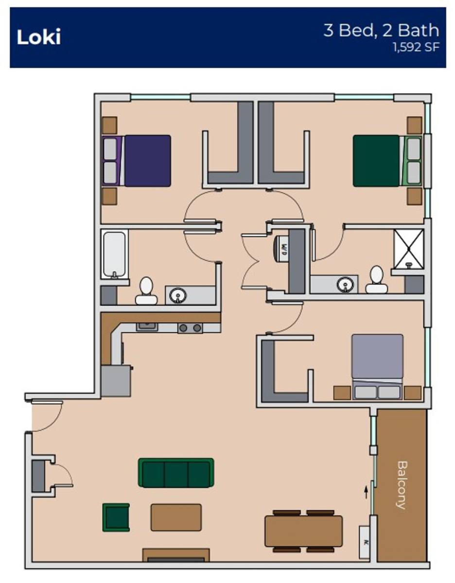 Apartment for rent at 4474 24th Ave S, Fargo, ND 58104