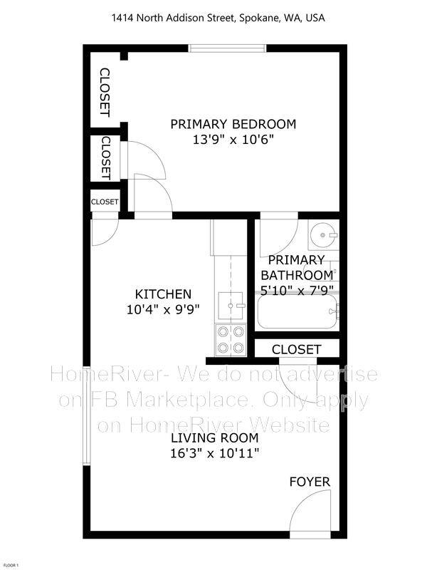 Apartment for rent at 1414 N Addison St #201, Spokane, WA 99202