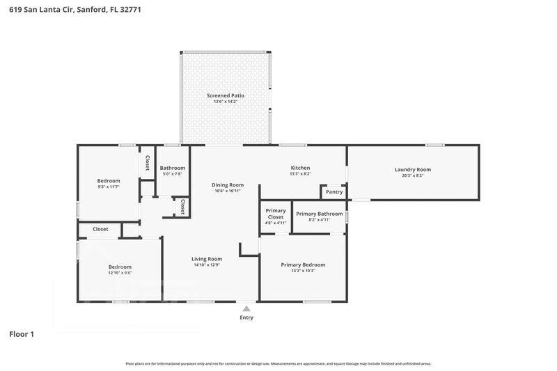 House for rent at 619 San Lanta Circle, Sanford, FL 32771