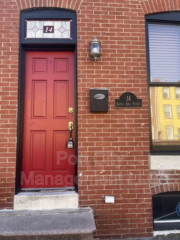 Townhouse for rent at 14 S Ann St, Baltimore, MD 21231