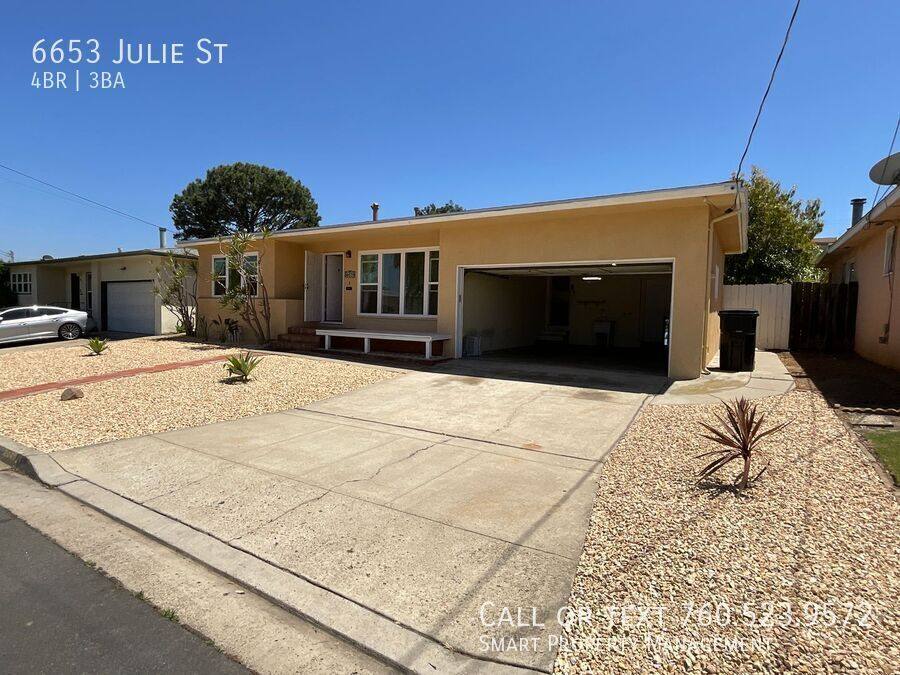 House for rent at 6653 Julie St, San Diego, CA 92115