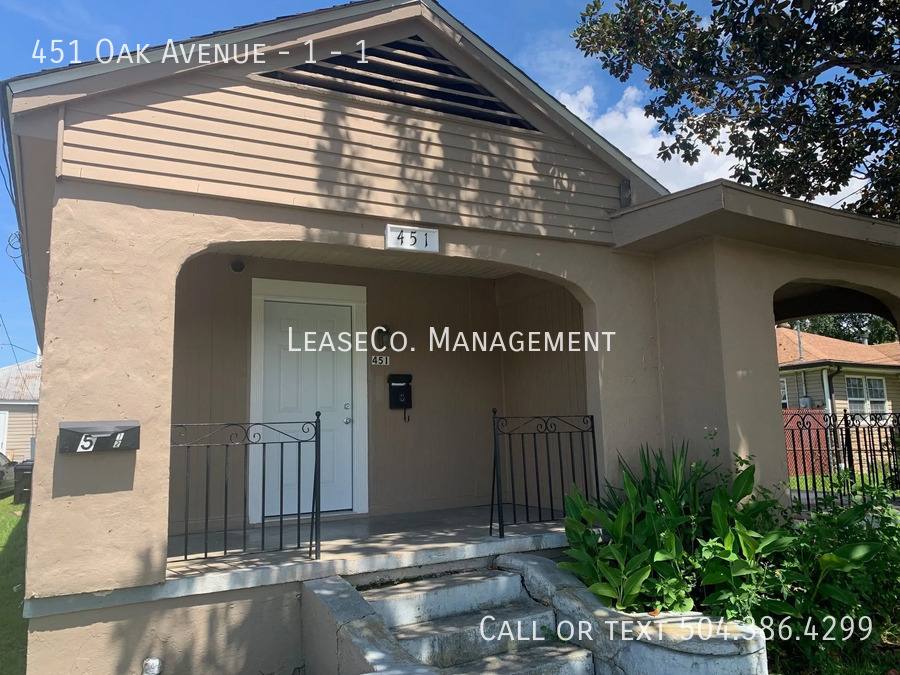 Apartment for rent at 451 Oak Ave #1, New Orleans, LA 70123