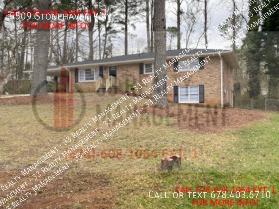 House for rent at 5509 Stonehaven Way, Stone Mountain, GA 30087