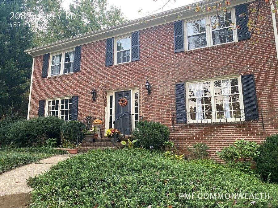 House for rent at 208 Surrey Rd, Charlottesville, VA 22901
