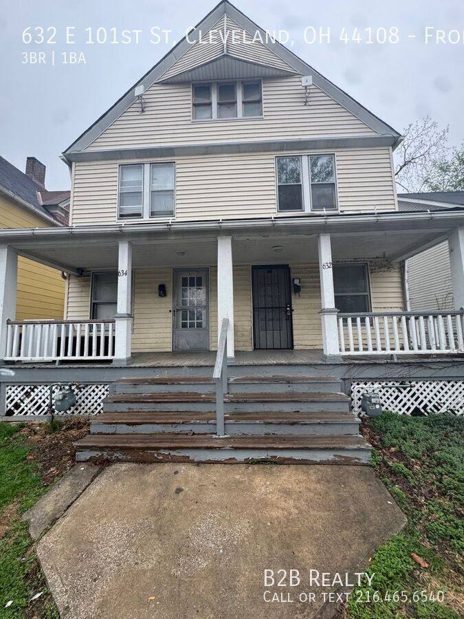 Apartment for rent at 632 E 101st St #RIGHT, Cleveland, OH 44108
