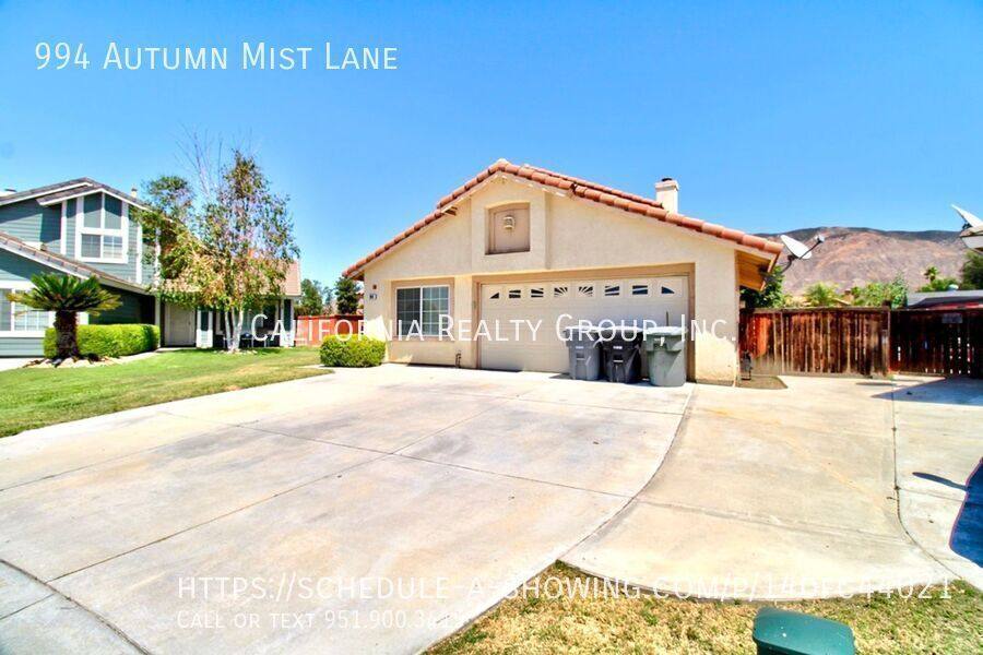 House for rent at 994 Autumn Mist Lane, San Jacinto, CA 92582