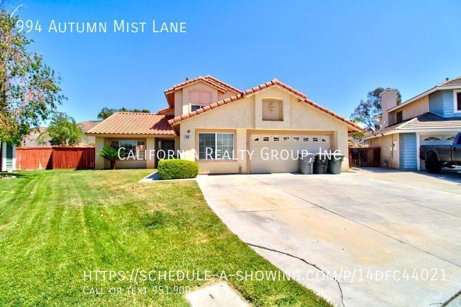 House for rent at 994 Autumn Mist Lane, San Jacinto, CA 92582