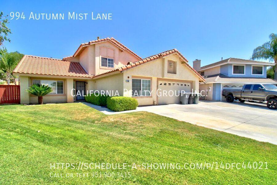 House for rent at 994 Autumn Mist Lane, San Jacinto, CA 92582