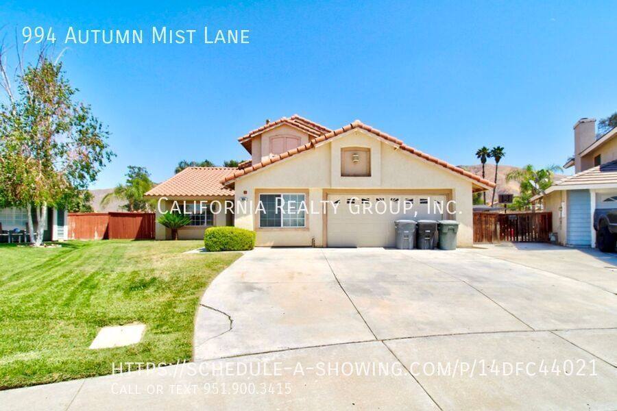 House for rent at 994 Autumn Mist Lane, San Jacinto, CA 92582