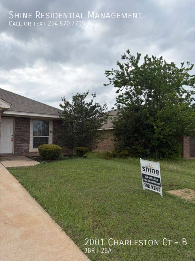 Apartment for rent at 2001 Charleston Court #B, Killeen, TX 76542