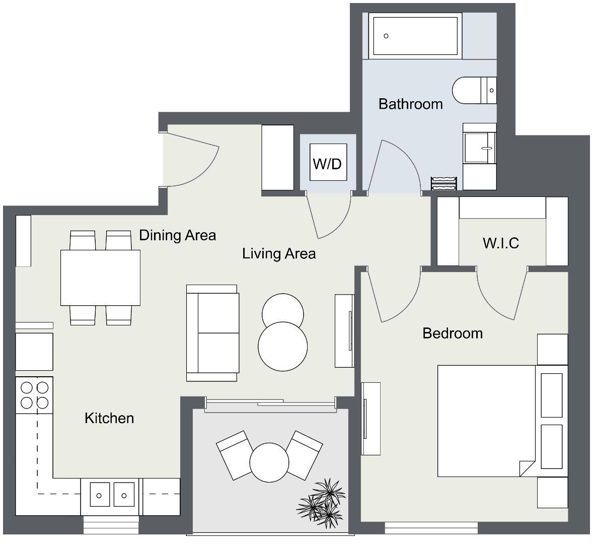 Apartment for rent at 3308 Mentone Ave #402, Los Angeles, CA 90034