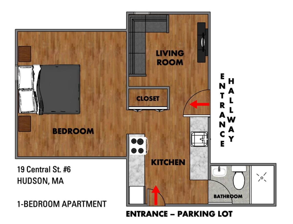 Apartment for rent at 19 Central St, Hudson, MA 01749