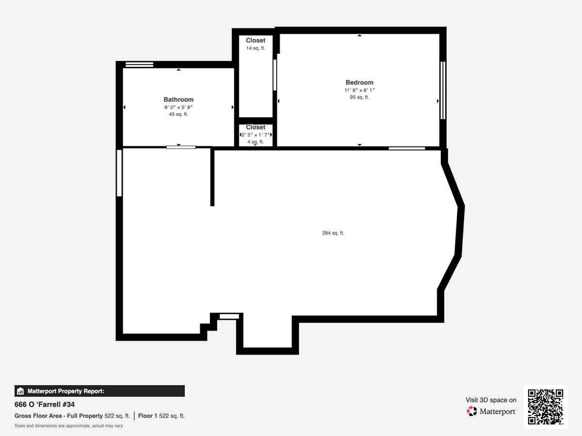 Apartment for rent at 670 O'Farrell St #34, San Francisco, CA 94109