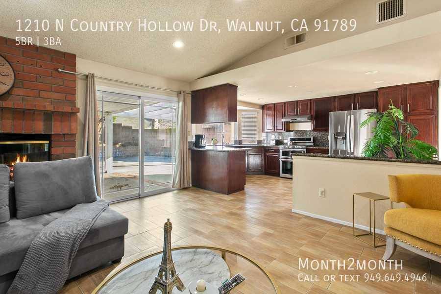 House for rent at 1210 N Country Hollow Dr, Walnut, CA 91789