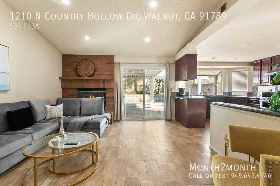 House for rent at 1210 N Country Hollow Dr, Walnut, CA 91789