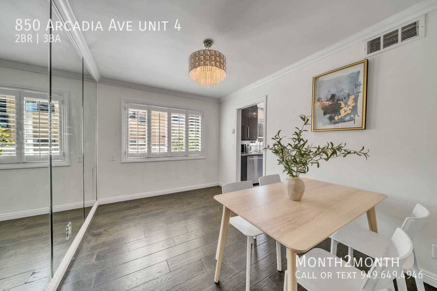 Townhouse for rent at 850 Arcadia Ave #4, Arcadia, CA 91007