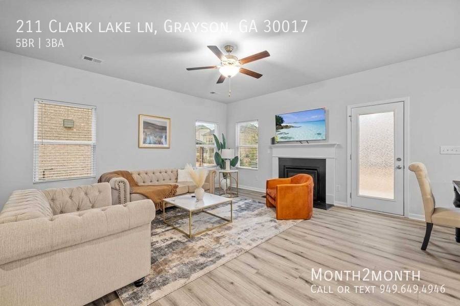 House for rent at 211 Clark Lake Lane, Grayson, GA 30017
