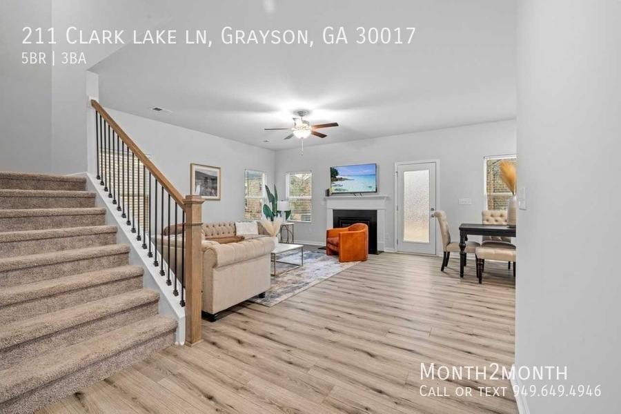 House for rent at 211 Clark Lake Lane, Grayson, GA 30017