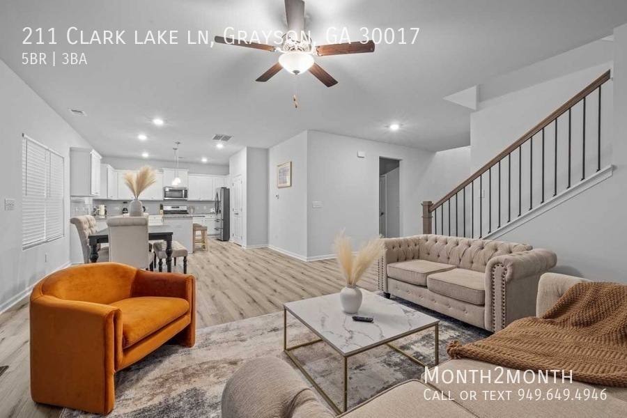 House for rent at 211 Clark Lake Lane, Grayson, GA 30017