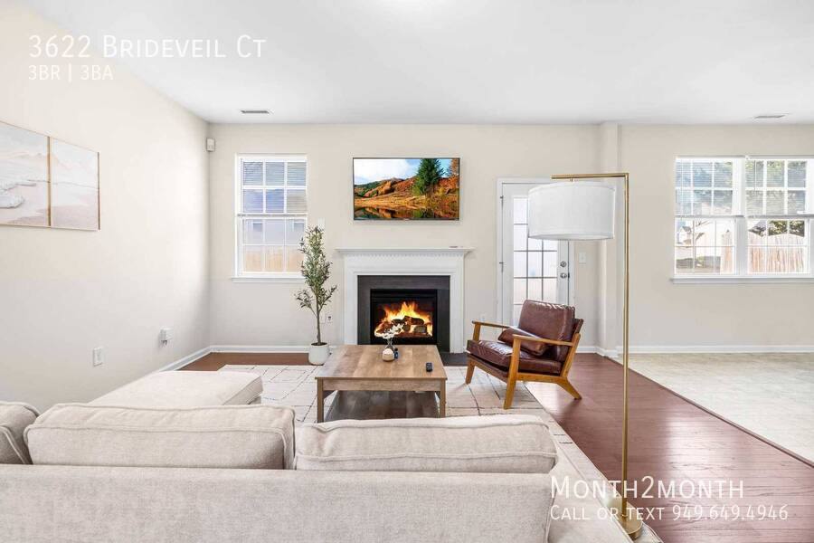 House for rent at 3622 Brideveil Court, Raleigh, NC 27610