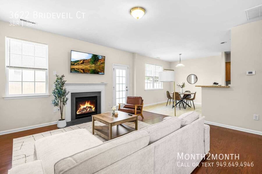 House for rent at 3622 Brideveil Court, Raleigh, NC 27610