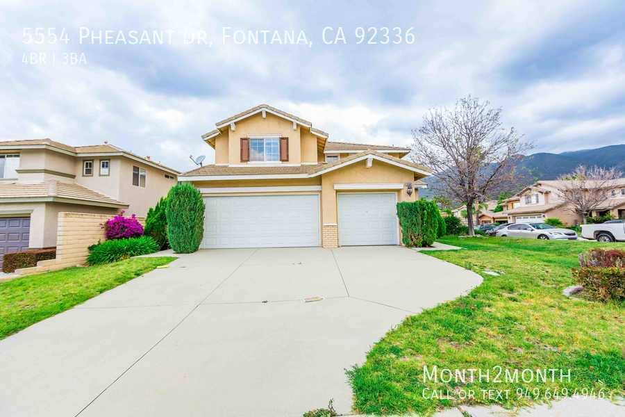 House for rent at 5554 Pheasant Dr, Fontana, CA 92336