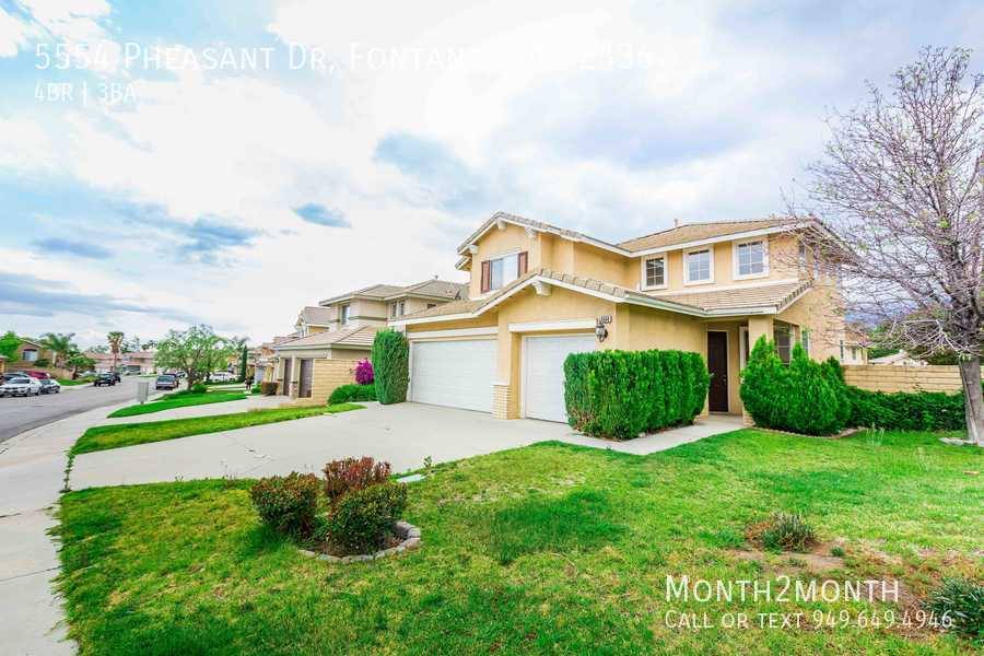 House for rent at 5554 Pheasant Dr, Fontana, CA 92336