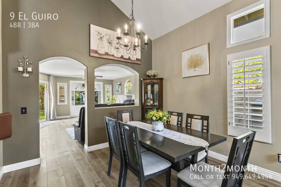 House for rent at 9 El Guiro, Rancho Santa Margarita, CA 92688