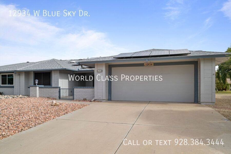 House for rent at 12934 W Blue Sky Dr, Sun City West, AZ 85375