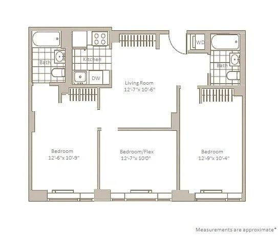 Apartment for rent at 307 Gold St #19K, Brooklyn, NY 11201