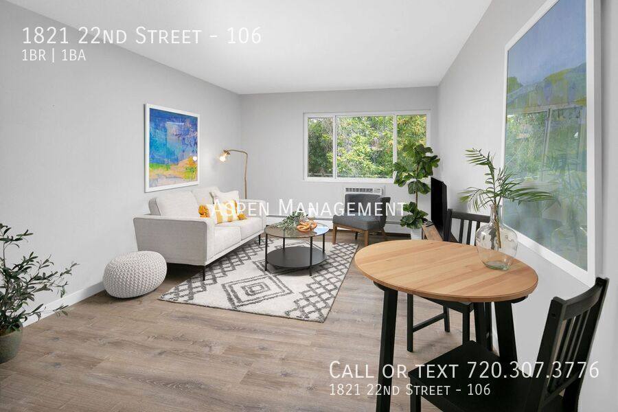 Apartment for rent at 1821 22nd St #106, Boulder, CO 80302