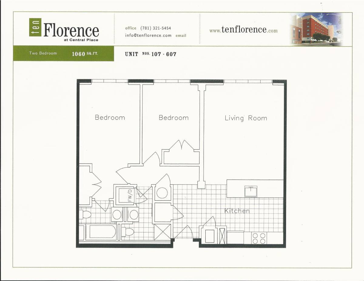Apartment for rent at Central Place, 10 Florence St #207, Malden, MA 02148