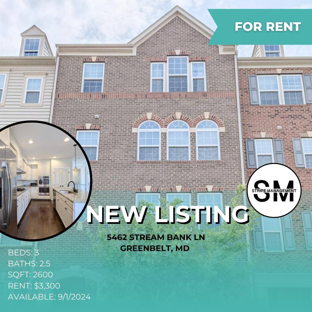 Townhouse for rent at 5462 Stream Bank Lane #1, Greenbelt, MD 20770