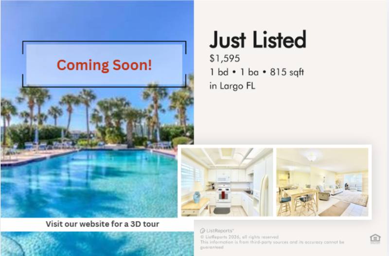 Condo for rent at 10350 Imperial Point Dr W #10, Largo, FL 33774